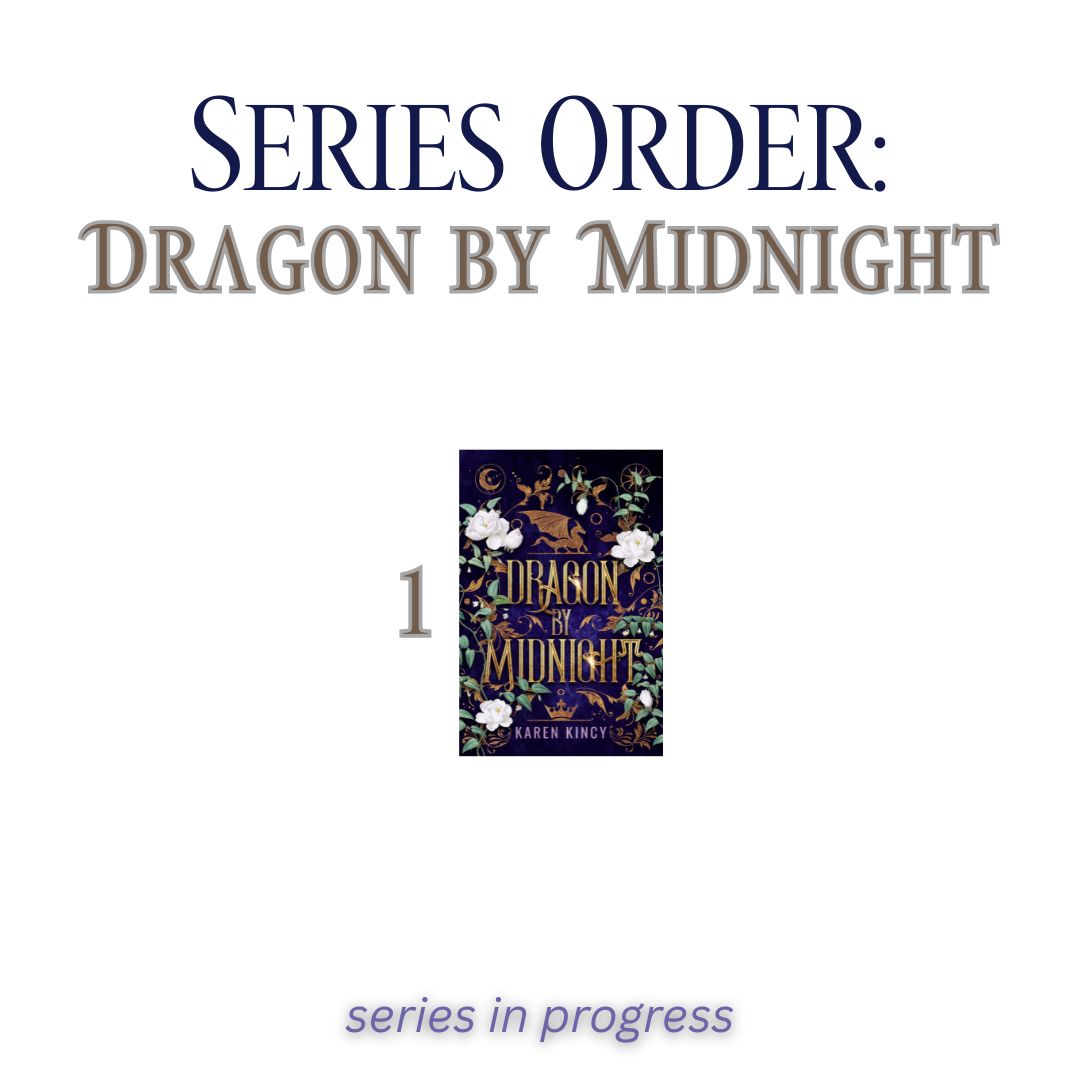 Book cover of 'Dragon at Midnight' with text about series order and status.
