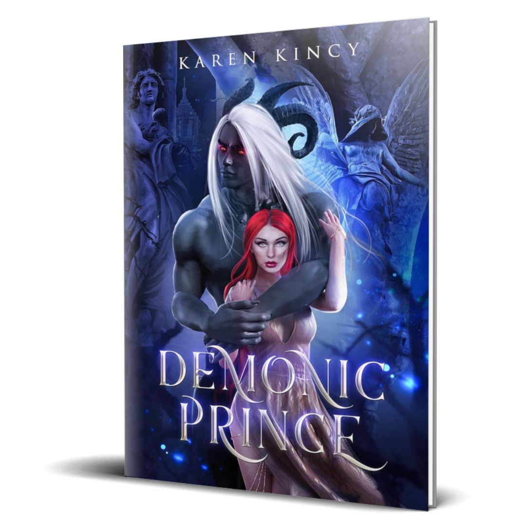 Book cover of 'Demonic Prince' by Karen Kincy featuring fantasy characters.